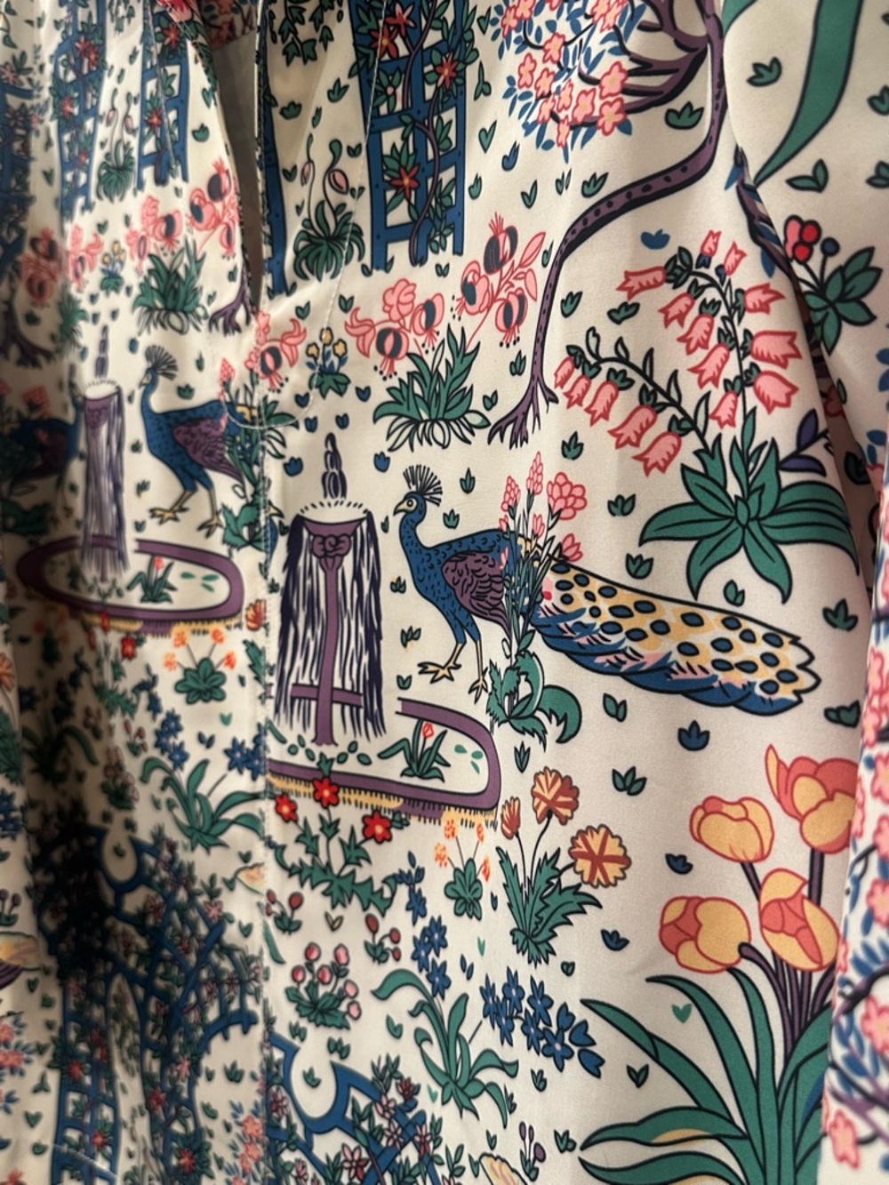 Tuckernuck Garden Print Blouse NWOT - Picture 4 of 4